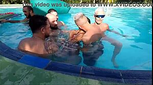 my first gangbang delight giving ass pussy to old guys cuckold