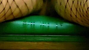 Beruka's Fishnet Squirt And Wet Masturbation Session