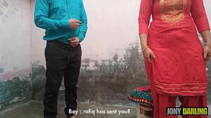 Hot college girl roams homes begging for intense neighborhood fucks