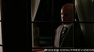 Lex's teasing supergirl cosplay romp in wicked parody uniform