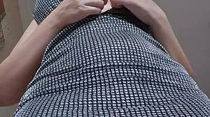 Accidental Upskirt Catches Blonde Masturbating Wet Pussy