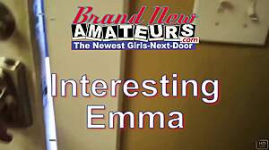 naughty emma fingers pussy clit during footjob