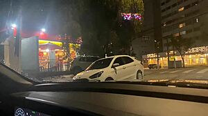 husband watches juicy brazilian slut deepthroat stranger cock screaming street cuckold