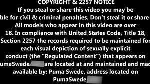 sara jay straps huge dildo on puma swede for shower fuck