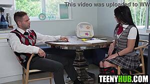 delilah dagger's oily massage turns hardcore with nicky rebel fast