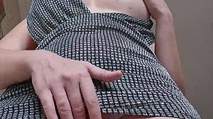 Accidental Upskirt Catches Blonde Masturbating Wet Pussy