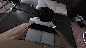 Fucking Busty Goth Friend Doggystyle Cowgirl On Sofa Roblox Style