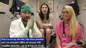 Dr Tampa Siccos Mina Moon Latex Handcuffs POV Action!