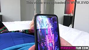 stepsis is insanely hot shaved and ready for christmas fun