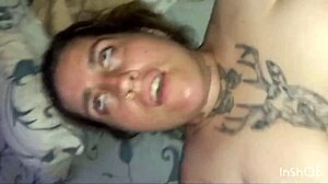 deepthroat from mouth to pussy then ass with big black cock lover