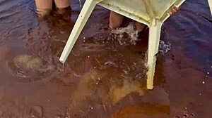 Adventurous Gay Couple's Raw Passionate Bareback Fuck in Mangroves