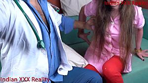 😈 Indian doctor seduces patient with dirty hindi pussy talk! 🍆💦