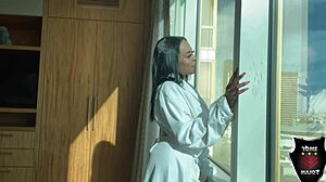 i pounded ava valentina hard against that hotel window leavin her pussy soakin wet everywhere