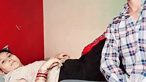 milf deepthroats big cock with lipstick smears and rough face bangs