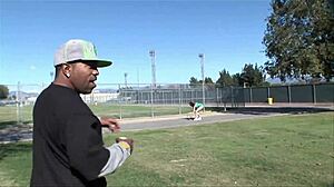 maya hills' shaved hole takes big black cock every way outdoors