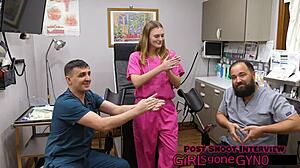 tyler lynn's intense abdominal percussion exam daddy