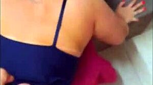 Horny Wife Fucks Better Than Husband in Sheer See-Through Creampie