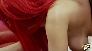 mai bailey loves double cocks stretching her in threesome satisfaction