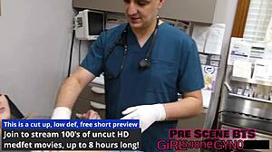 tyler lynn's intense abdominal percussion exam daddy