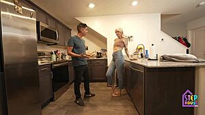 Stepmom Demands Rough POV Deepthroat and Monster Cock