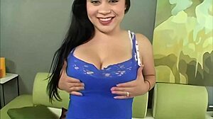 Oiled Cali Couture's Big Tits Bounce in Fuck!