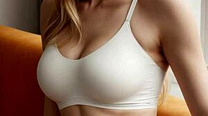 ai lingerie models pose barefoot with panties and cute feet