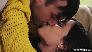 skinny shemale korra del rio takes it from lover's bff