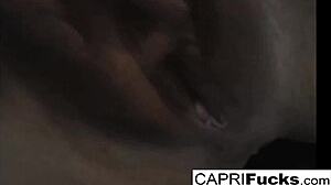 Capri Cavanni Teases Wet Pussy with Amazing Big Tits