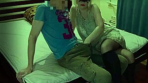 hot milf lets stepson film her sloppy cock sucking 😍