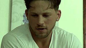 Tattooed LATINA TGIRL deepthroats and anal fucks endlessly to please her stud!