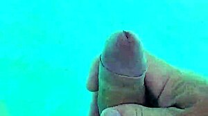 i jerk off naked handjob solo in the pool part 3