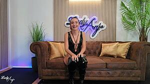 Kneel and stroke to my German femdom ass worship commands until you ruin that orgasm!