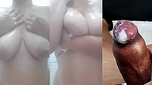 Girlfriend's Tight Pussy And Tits Get Jizzed In Compilation