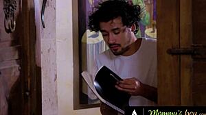 What if stacked milf Rayveness secretly craves her teen stepson's throbbing dick?