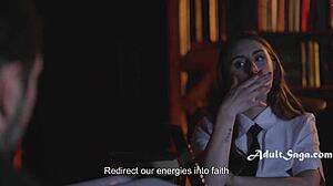 praying ok while i pound penelope kay's tight teen ass hard?