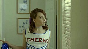 extra petite cheerleader harley splits on thick cock pov