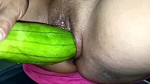 horny wife moans as tongue laps pussy before christmas drilling