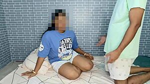 indian bhabhi quick painful cucumber fuck devar brutal cumshot 💦😩