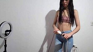 dancing teen penetrated by huge cock outdoors