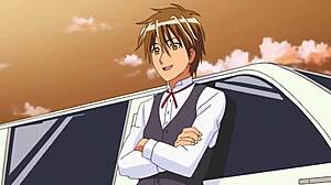 Hentai student seduces busty nun for anal church sex