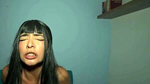 submissive latina cutie screams as i fuck her rough creampie