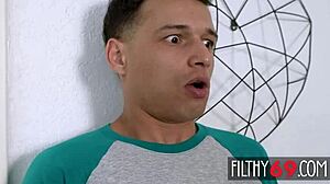 big tits milf creampied hard by stepson alex isadora?