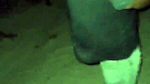 Horny latina tattooed wife fingered and exposed on public beach