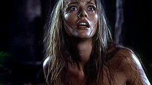 damn this wet ai beauty's perfect natural tits shine in forest rain