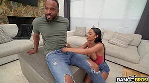 Eden West Craves Stepdad Jovan's Hard Cock Desperately