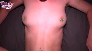 Stepdad creampies horny samantha black's juicy swollen pussy!