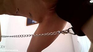 I dominate and humiliate my slave with licks spits and total control