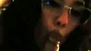 Bored Wife Begs Husband for Deepthroat Cock Sucking in Dorm