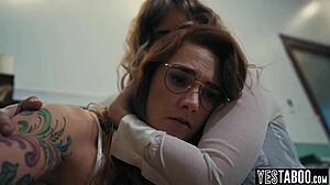 Big tits milf talks curvy hairy gf into bbc threesome doggystyle pounding