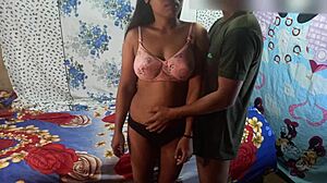 Desi chubby ex-gf hairy pussy doggy fucked hard pulling hair